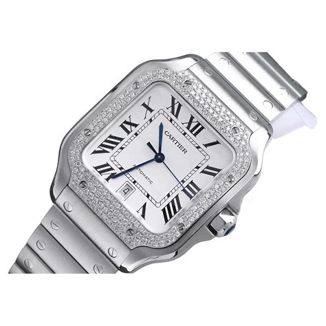 orologio cartier uomo con diamanti|cartier santos accesso.